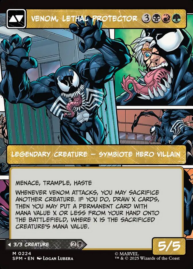 Eddie Brock // Venom, Lethal Protector - foil - SPM - 224