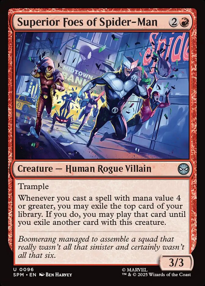 Superior Foes of Spider-Man - foil - SPM - 96