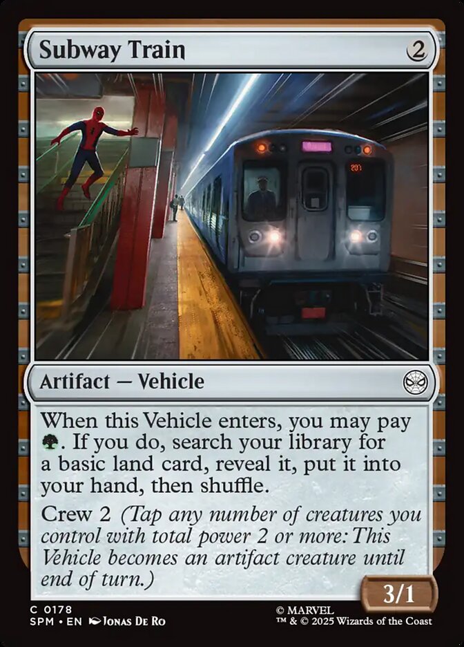 Subway Train - foil - SPM - 178