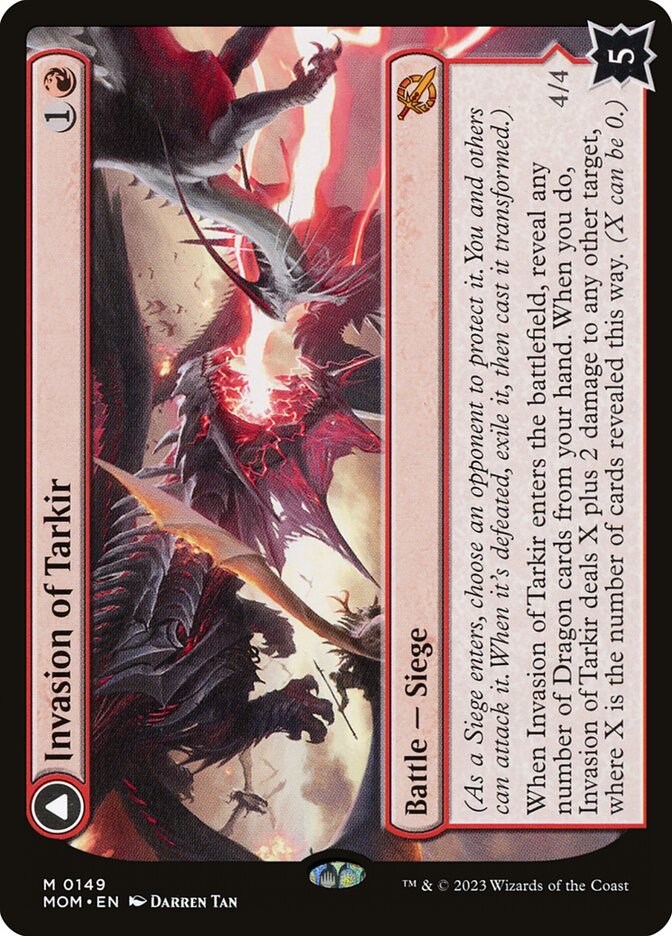 Invasion of Tarkir // Defiant Thundermaw - foil - MOM - 149