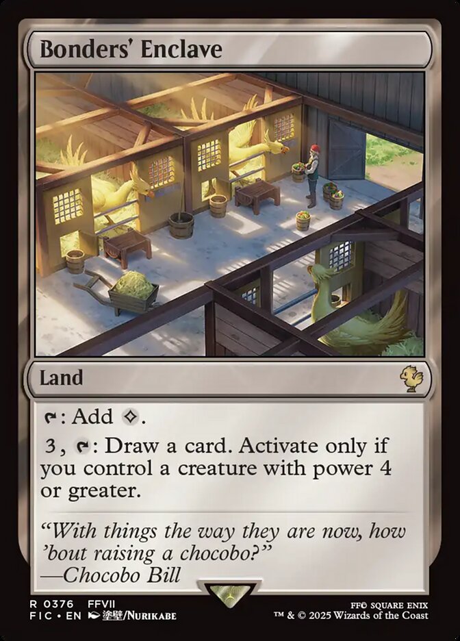 Bonders' Enclave - FIC - 376