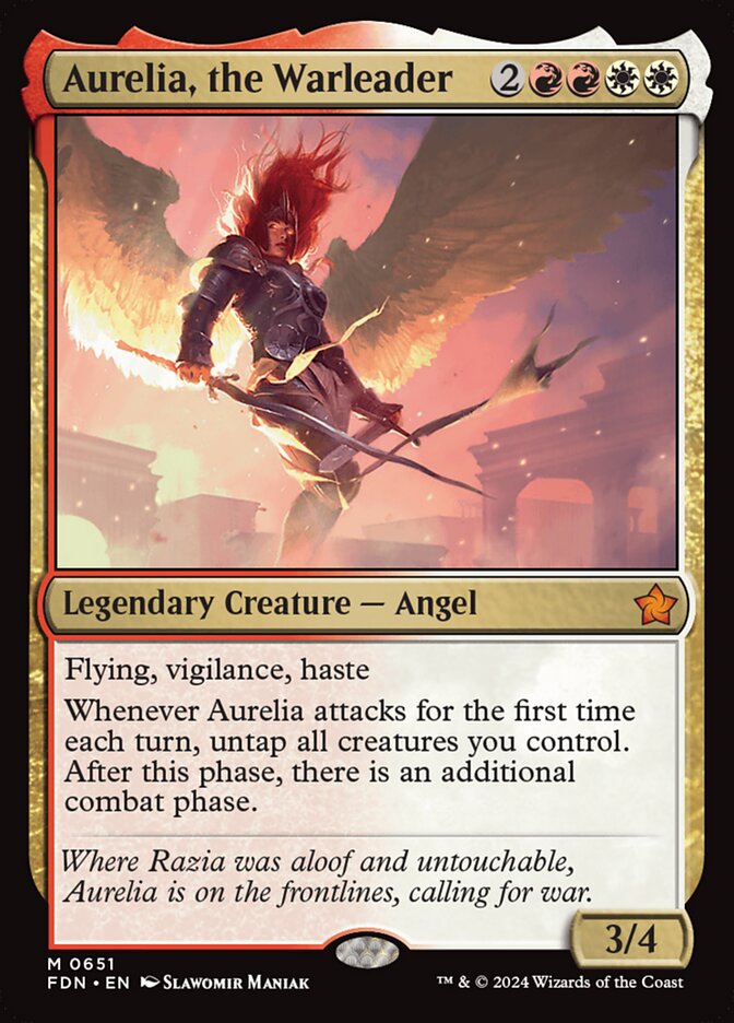 Aurelia, the Warleader - FDN - 651
