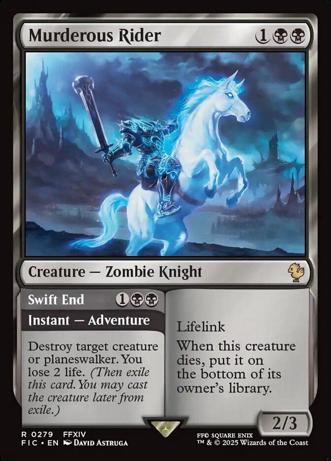 Murderous Rider // Swift End - FIC - 279