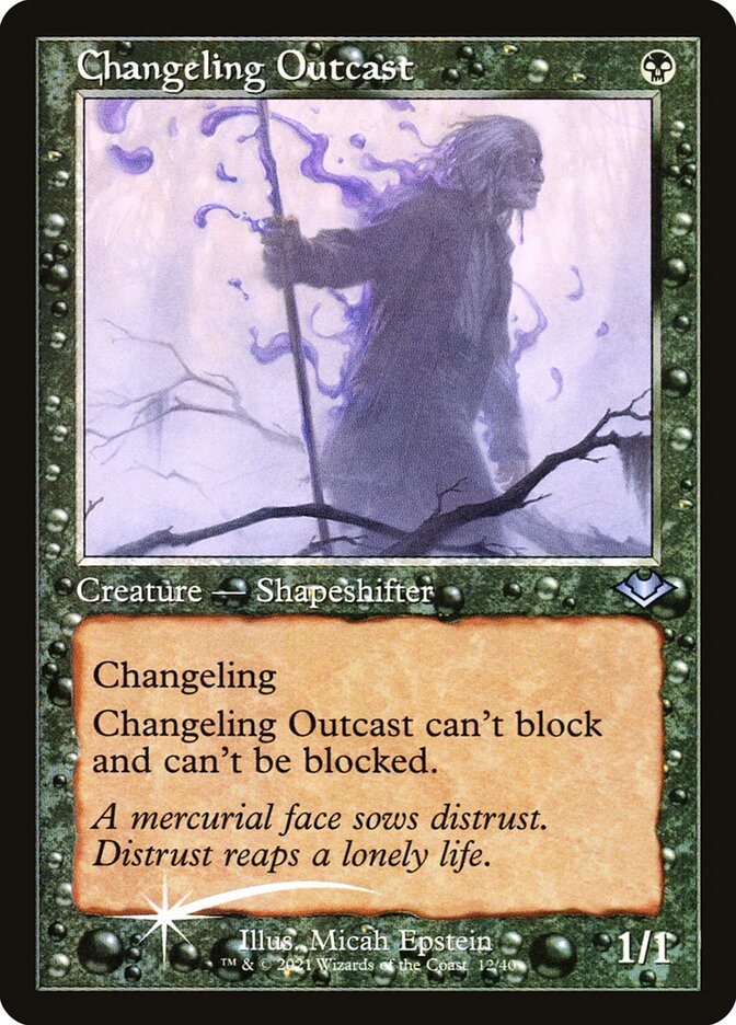 Changeling Outcast - foil - H1R - 12