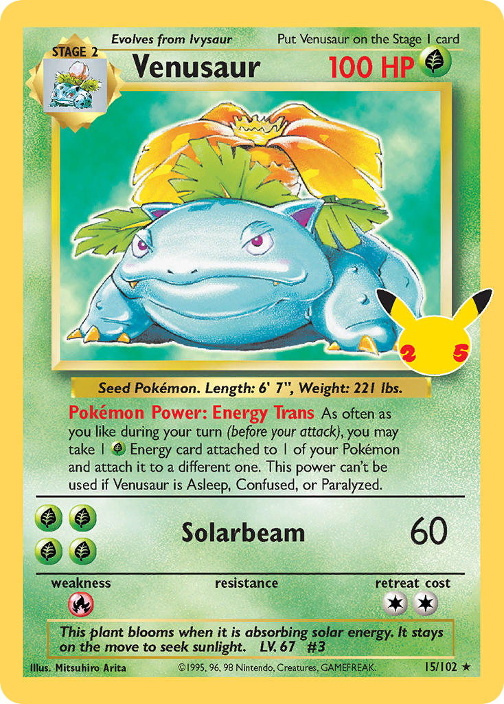 Venusaur - Holofoil - Classic Collection - 15/102