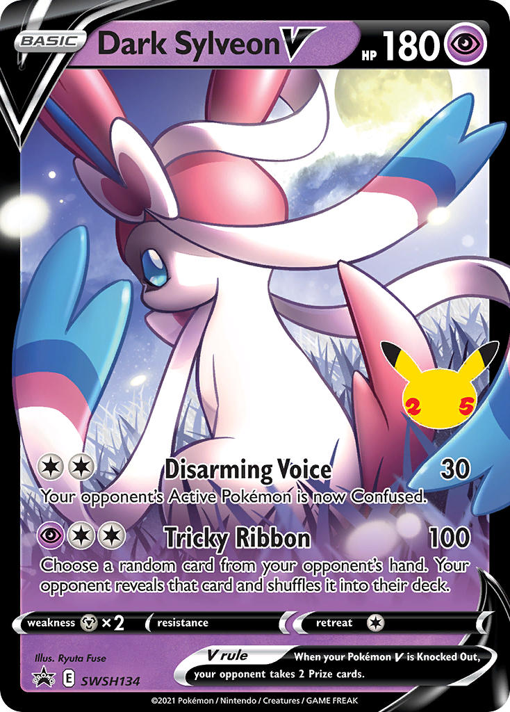 Dark Sylveon V - Holofoil - Promo - SWSH134