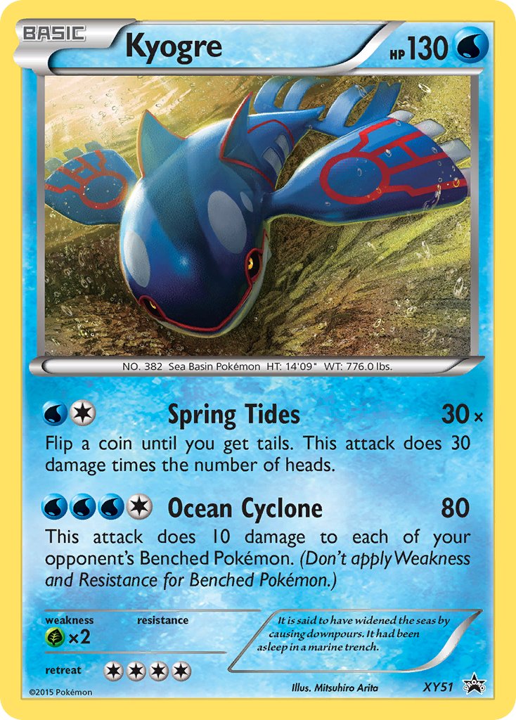 Kyogre - Holofoil - Promo - XY51