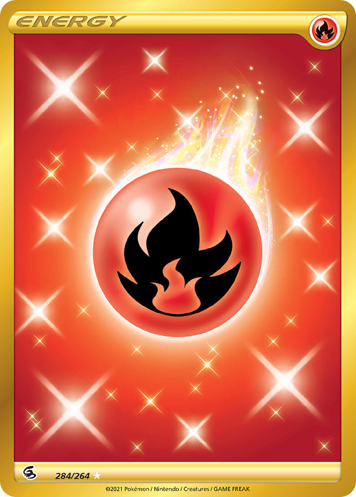 Fire Energy (Secret) - Holofoil - Secret Rare - 284/264