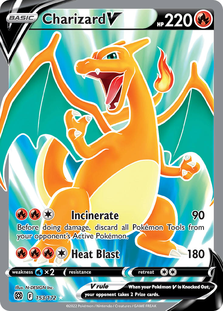 Charizard V (Full Art) - Holofoil - Ultra Rare - 153/172