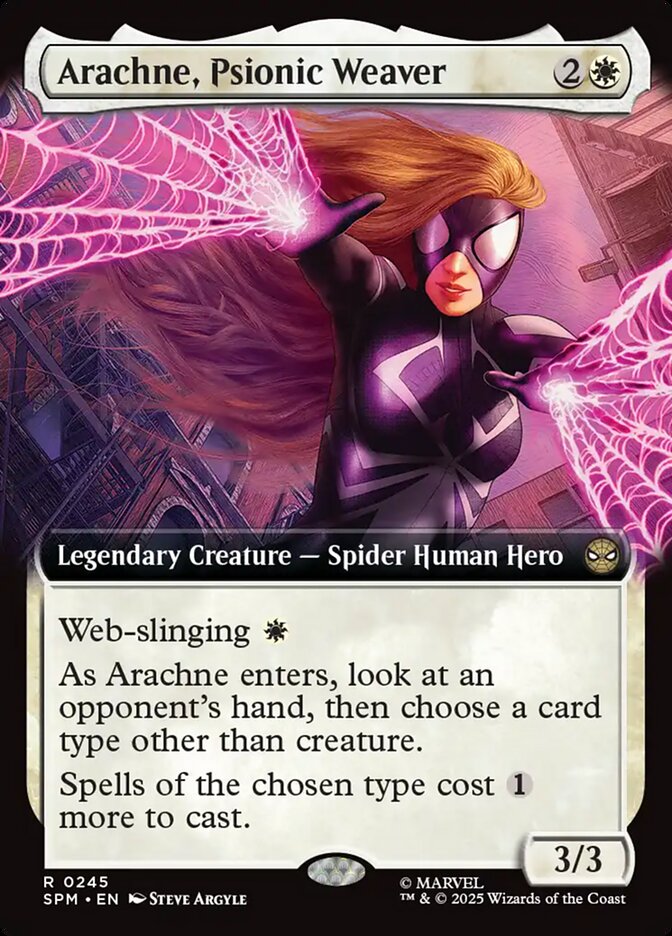 Arachne, Psionic Weaver - foil - SPM - 245