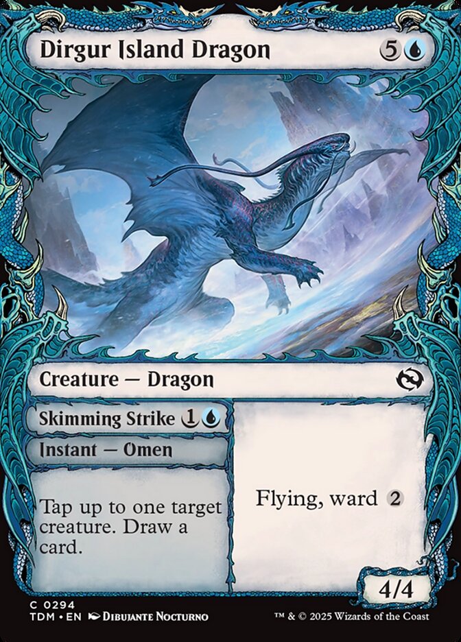 Dirgur Island Dragon // Skimming Strike - foil - TDM - 294