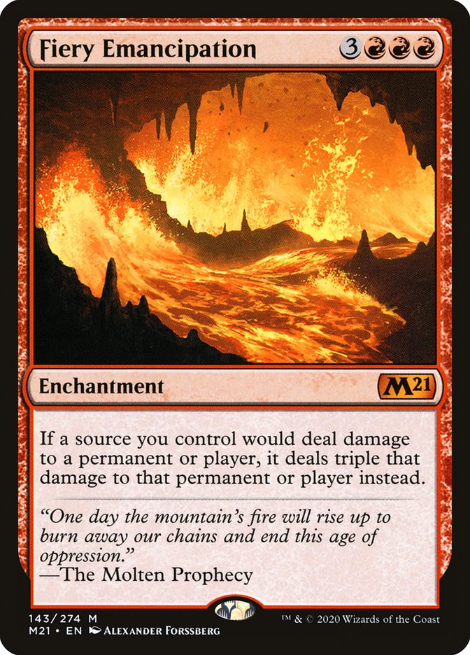 Fiery Emancipation - foil - M21 - 143