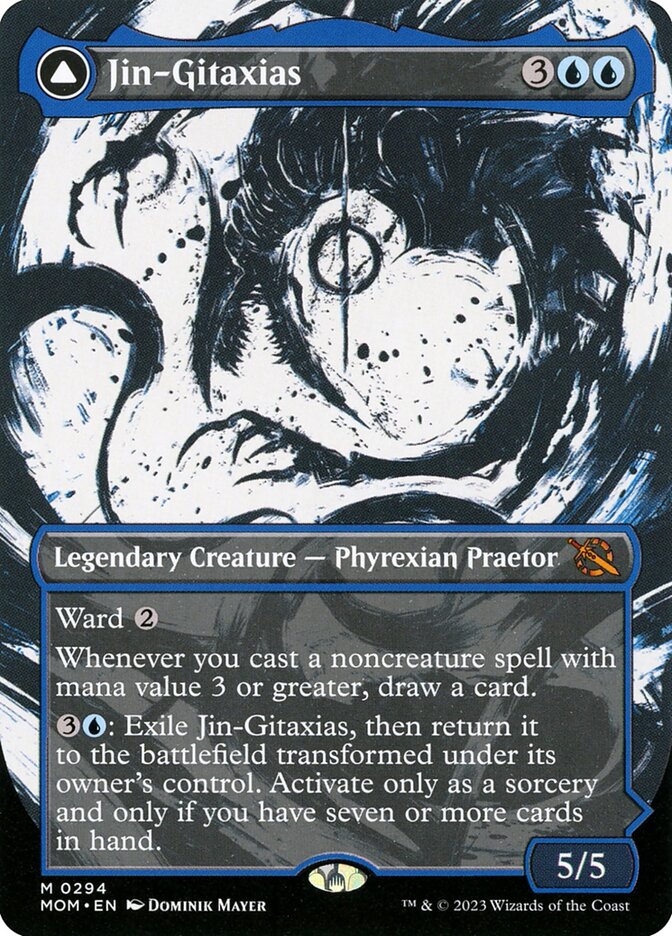 Jin-Gitaxias // The Great Synthesis - foil - MOM - 294