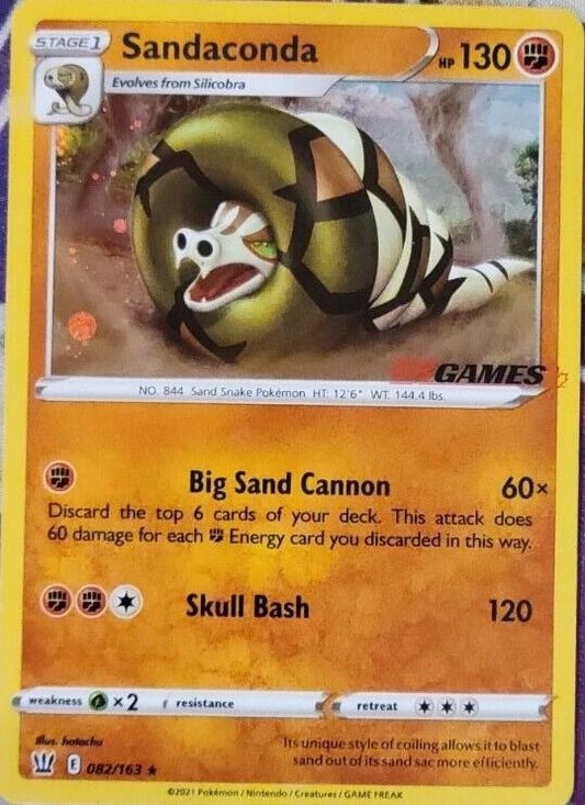 Sandaconda - 082/163 (EB Games Exclusive) - Holofoil - Promo - 082/163