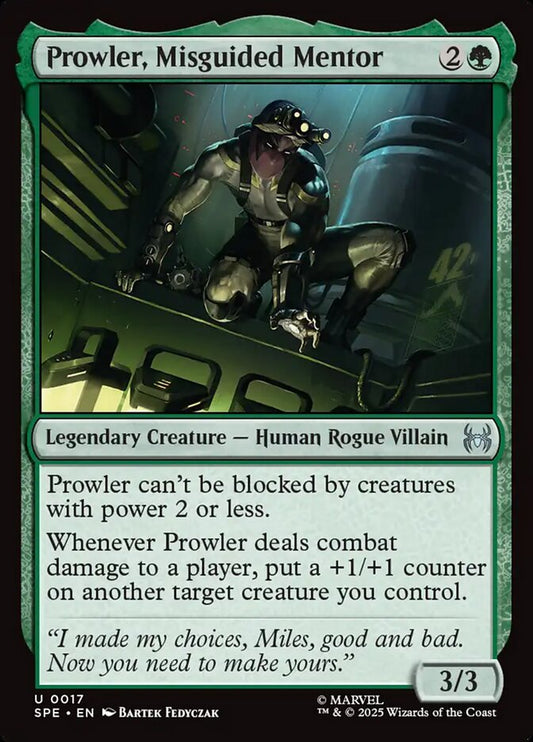 Prowler, Misguided Mentor - SPE - 17