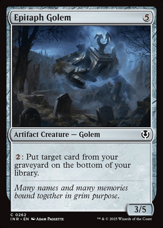 Epitaph Golem - foil - INR - 262