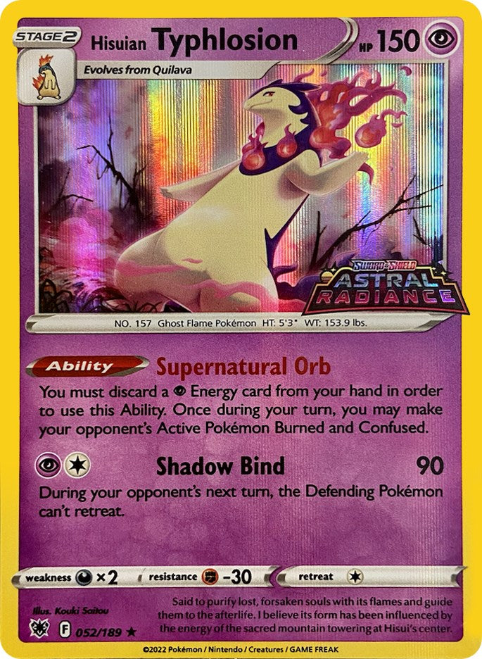 Hisuian Typhlosion - 052/189 (GameStop Exclusive)