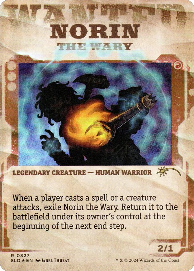 Norin the Wary - foil - SLD - 827