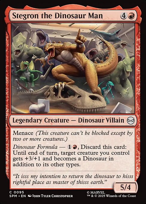 Stegron the Dinosaur Man - SPM - 95