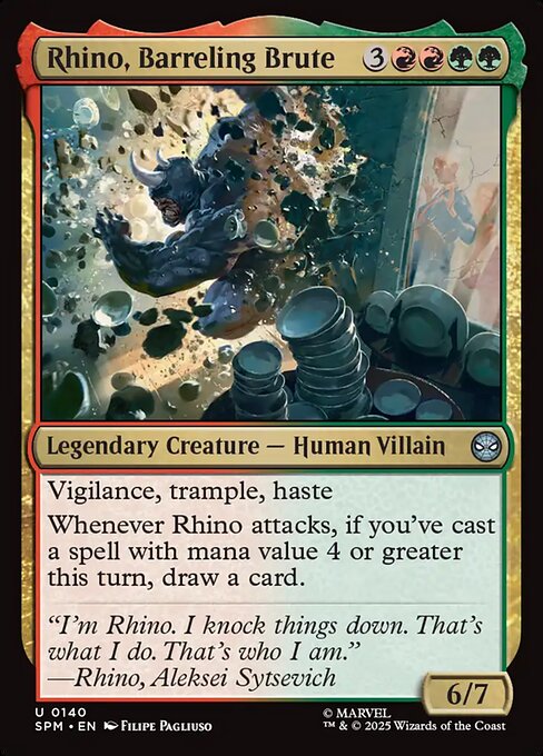 Rhino, Barreling Brute - SPM - 140