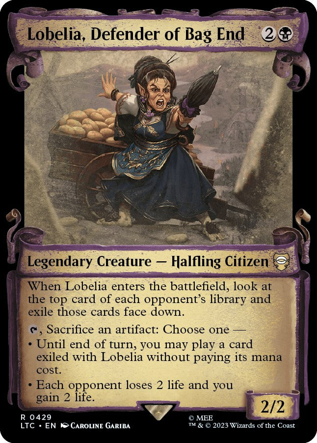 Lobelia, Defender of Bag End (Showcase Scrolls)