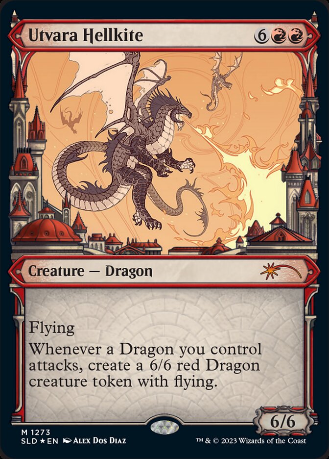 Utvara Hellkite - foil - SLD - 1273