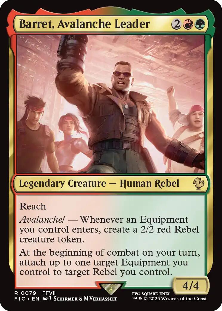 Barret, Avalanche Leader