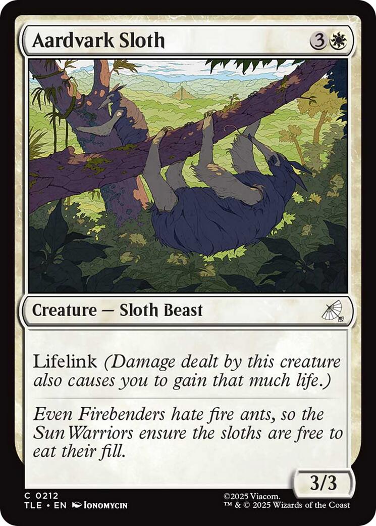 Aardvark Sloth (0212)
