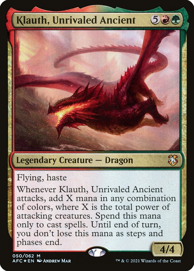 Klauth, Unrivaled Ancient - foil - AFC - 50