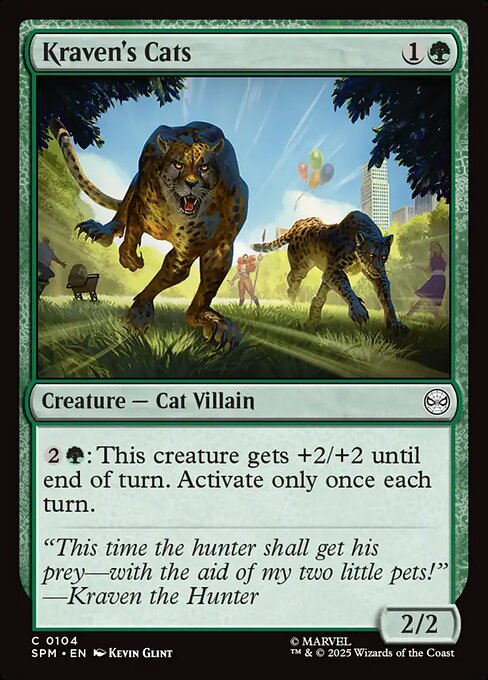 Kraven's Cats - SPM - 104