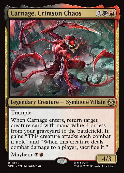 Carnage, Crimson Chaos - SPM - 125