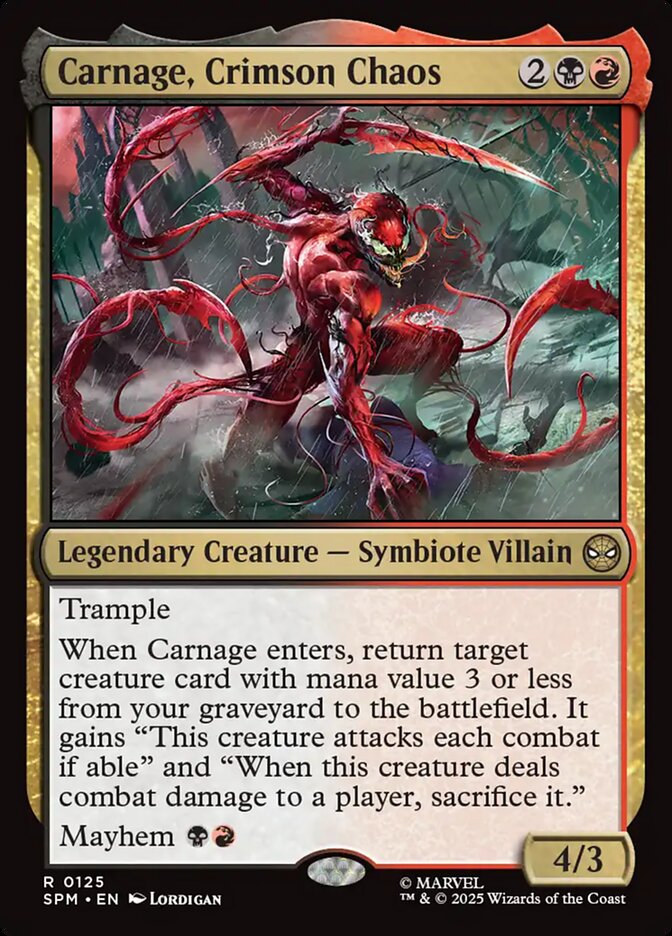 Carnage, Crimson Chaos - foil - SPM - 125