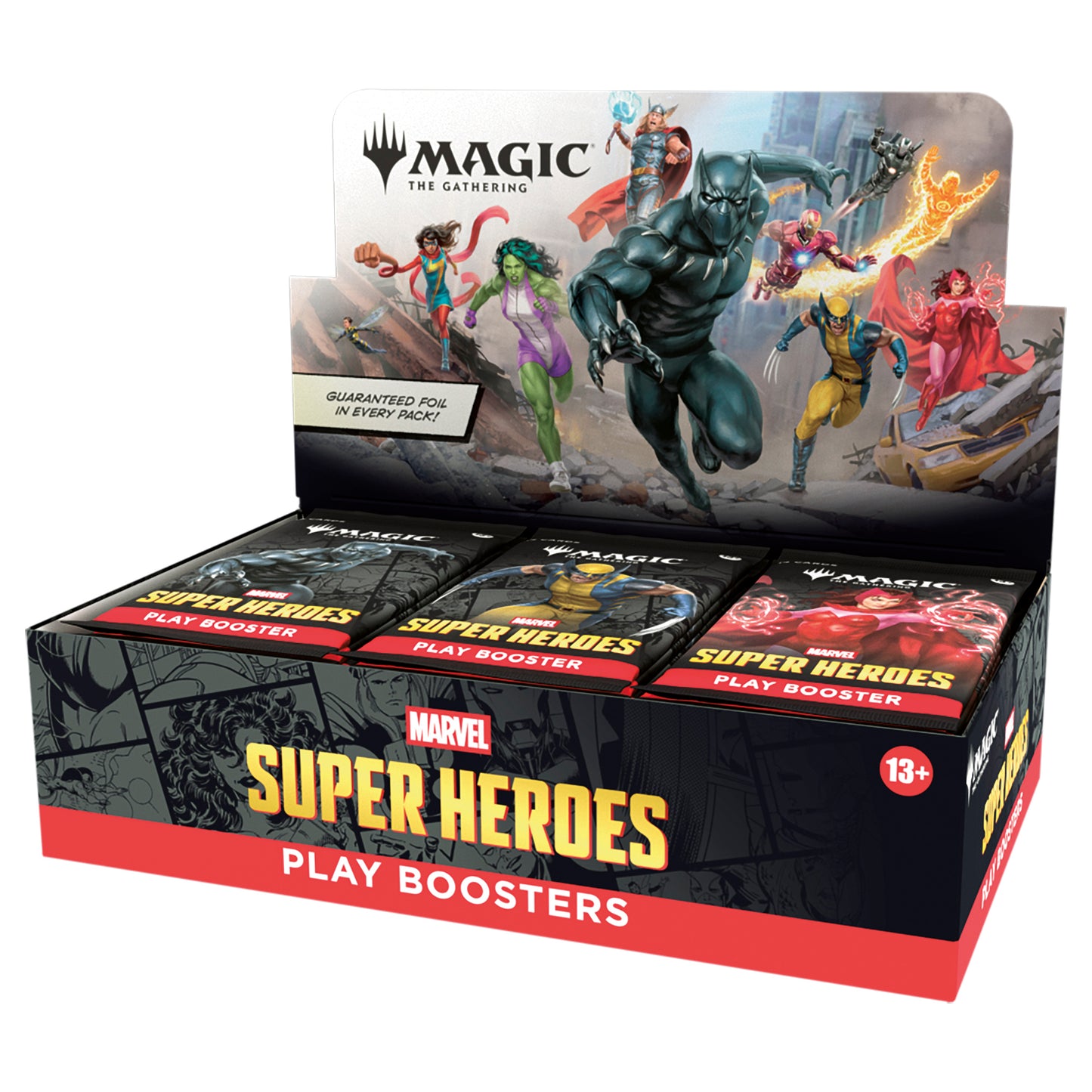 Marvel Super Heroes - Play Booster Display