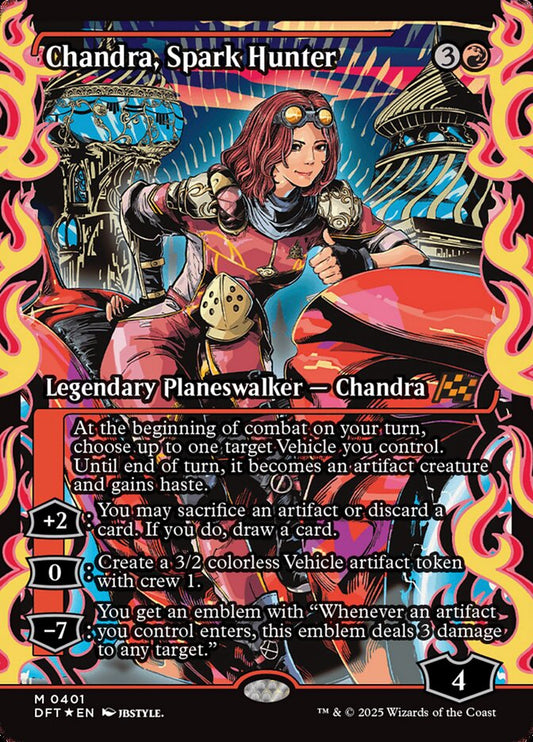 Chandra, Spark Hunter - foil - DFT - 401