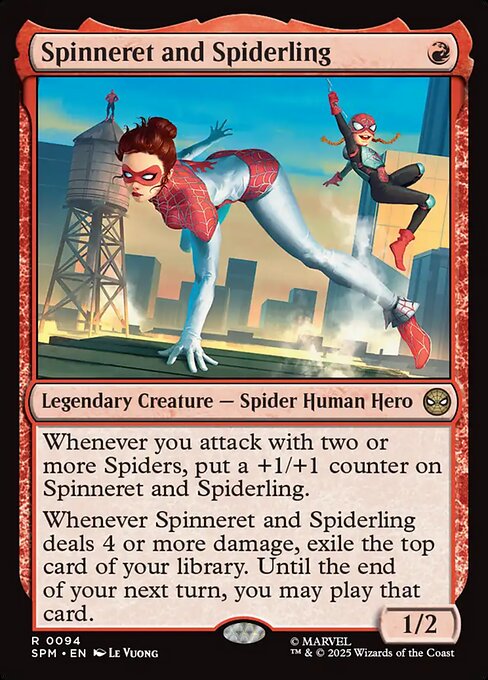 Spinneret and Spiderling - SPM - 94