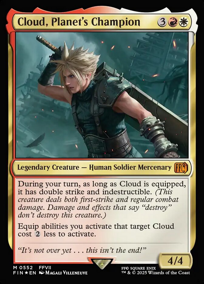 Cloud, Planet's Champion - foil - FIN - 552