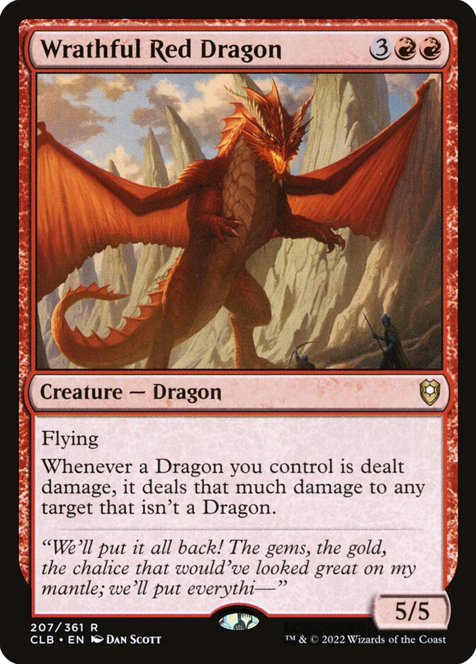 Wrathful Red Dragon - CLB - 207