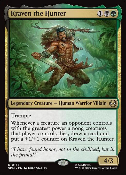 Kraven the Hunter - SPM - 133