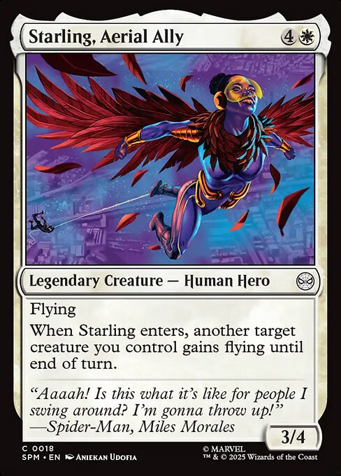 Starling, Aerial Ally - SPM - 18