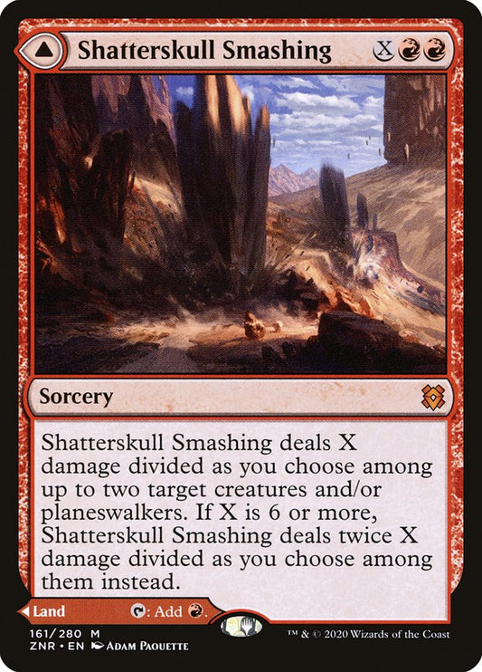 Shatterskull Smashing // Shatterskull, the Hammer Pass - foil - ZNR - 161