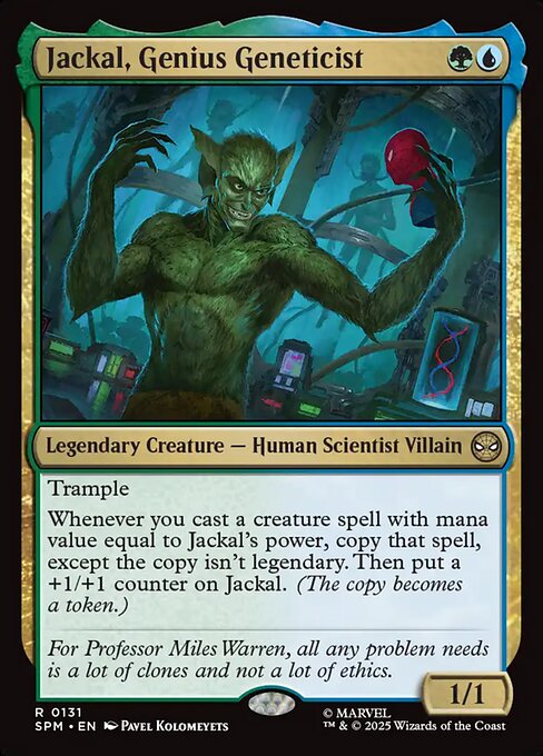 Jackal, Genius Geneticist - SPM - 131