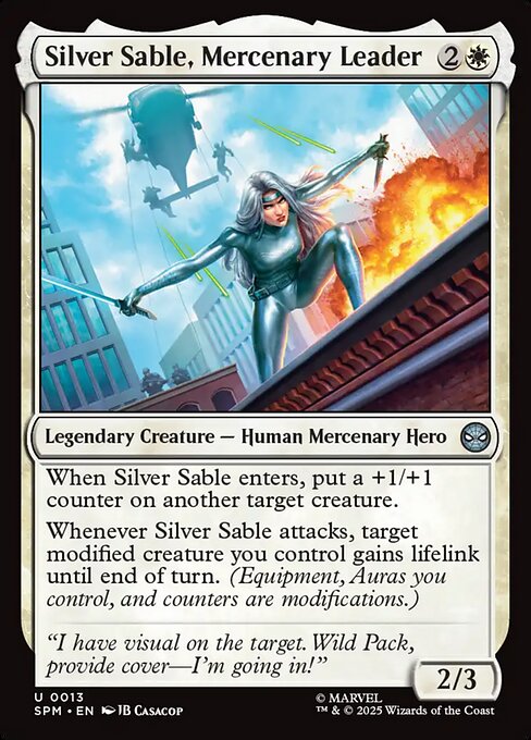 Silver Sable, Mercenary Leader - SPM - 13