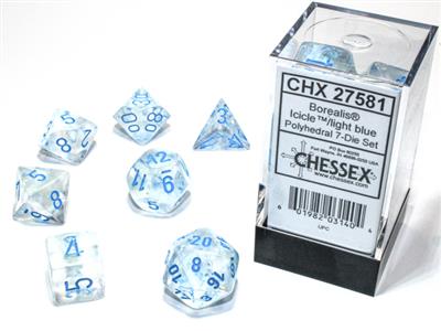 LUMINARY™ POLYHEDRAL SKY/SILVER 7-DIE SET