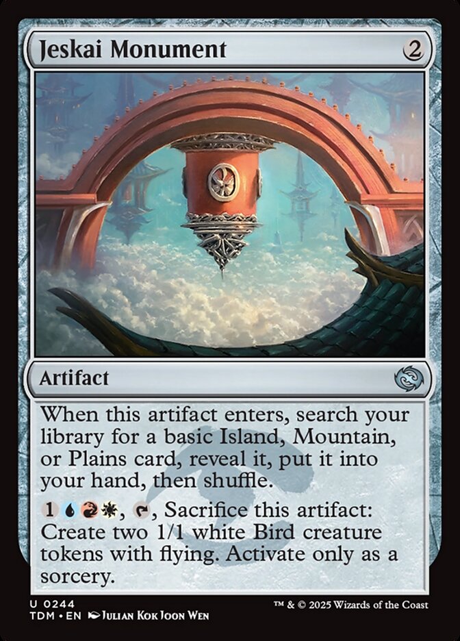 Jeskai Monument - foil - TDM - 244