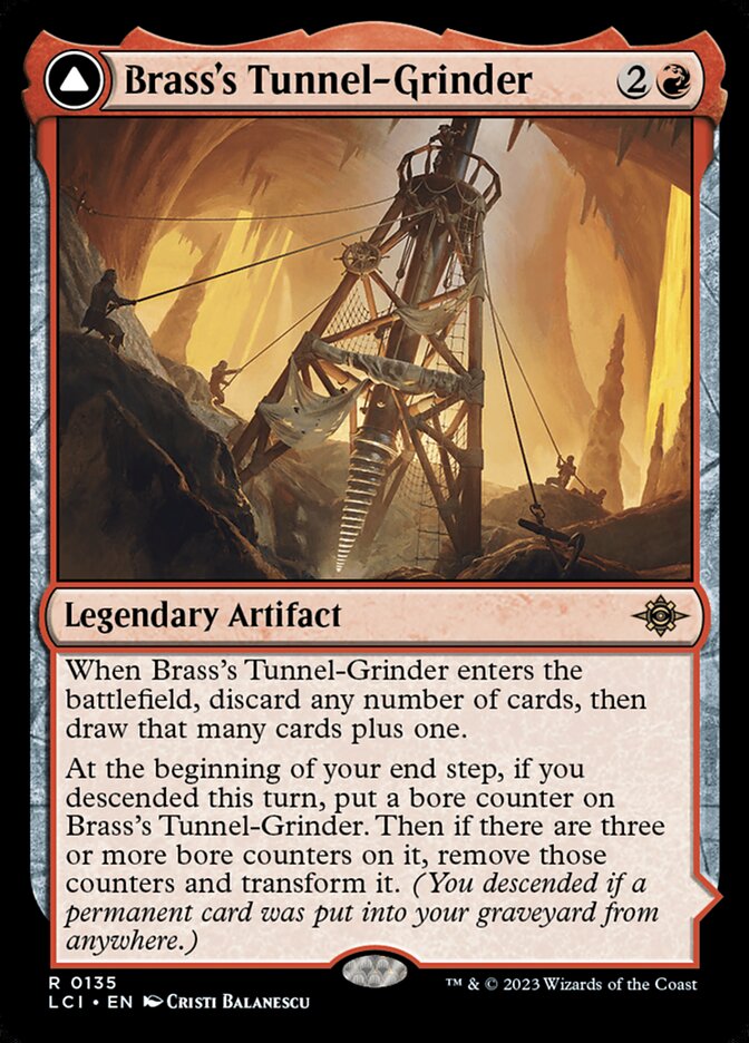 Brass's Tunnel-Grinder // Tecutlan, the Searing Rift - LCI - 135