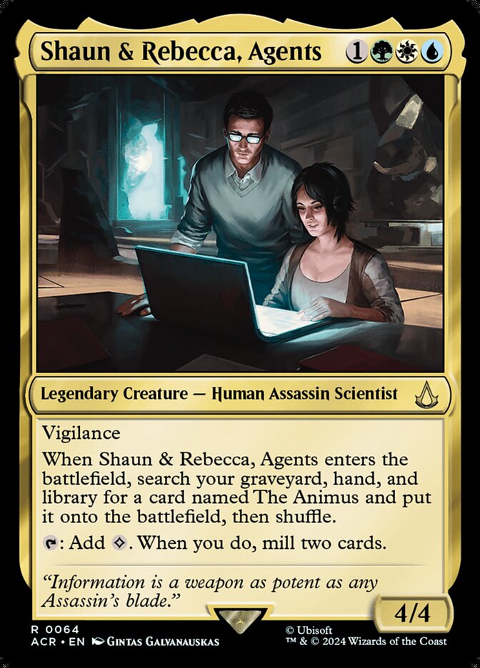 Shaun & Rebecca, Agents - foil - ACR - 64