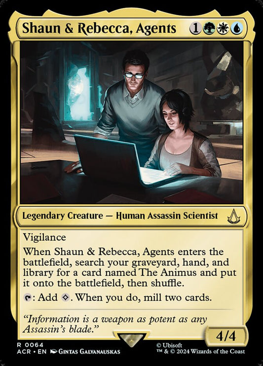 Shaun & Rebecca, Agents - foil - ACR - 64
