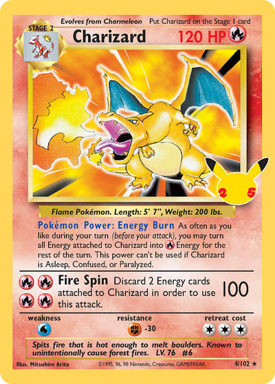 Charizard - Holofoil - Classic Collection - 4/102