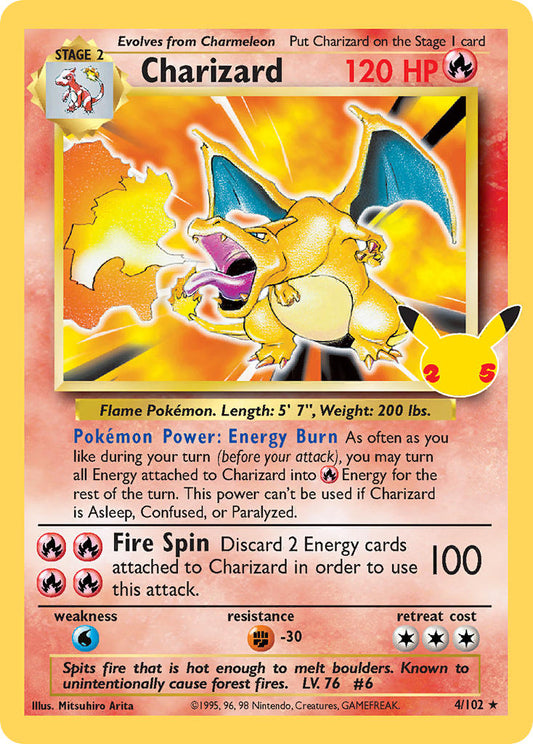 Charizard - Holofoil - Classic Collection - 4/102
