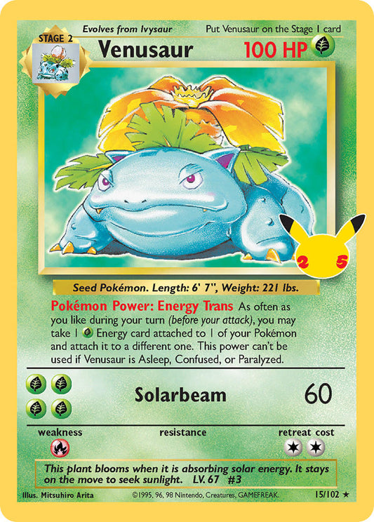 Venusaur - Holofoil - Classic Collection - 15/102